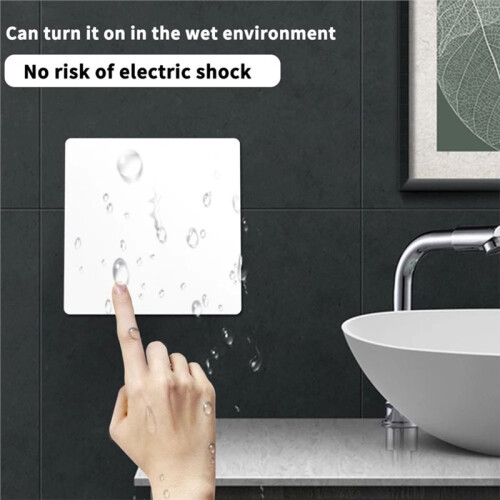 RF 433Mhz  Wireless Self-Powered  Remote Control Waterproof No Wiring Installation  Remote Control Home 2