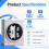 100 Amp Meter Socket 4 Jaw Meter Base 600V 3 Wire Ring Socket Horn Bypass Cover Overhead Underground Electric Meter 4