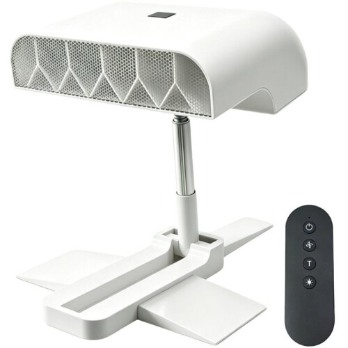 Under Blanket Air Circulation Fan with Remote Control 5 Adjustable Wind Speeds Quiet Bed Cooling Fan
