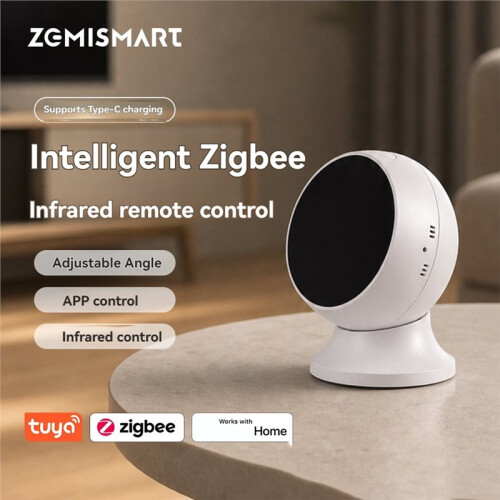 Tuya Zigbee  IR Remote Control USB-C Rechargeable Universal for Air Conditioner TV Controller App Voice-Controlled 2