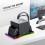 Base di Raffreddamento Multifunzionale per Steam Machine con Dock di Ricarica per Controller Steam e Supporto per Cuffie 8
