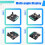 Automobile Crank Shaft Synchronization Signal Simulator Module 6-Channel Output Signal Generator Module with LED Display 7
