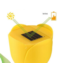 Solar Tulip Garden Lights LED Waterproof Auto /Off for Outdoor Night Decor