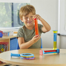 Sensory Tubes, Fidget Toys for Kids Anxiety Relief, Sensory Therapy Toys for Counselors,Calm Down Corner Supplies A