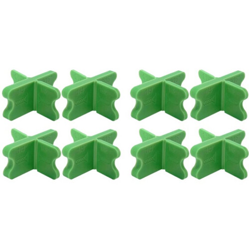 8pcs 4 in 1 Deck Spacer Tools Green Deck Spacers Reusable Wood Composite Decking Installation Alignment Leveling Gaskets