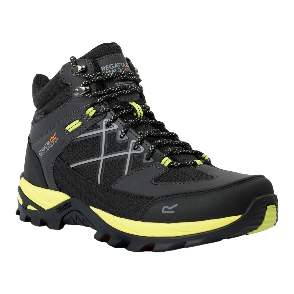 Regatta (7 Uk, Ash/Lime Punch) Mens Samaris Iii Walking Boots