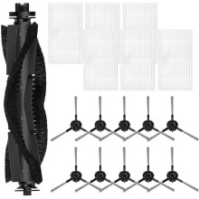 Accessory Set for Vexilar W7,W9,W11 and for CLEANOVA W15 Robot Vacuums -Including Main Brush, Side Brushes, and Filters.
