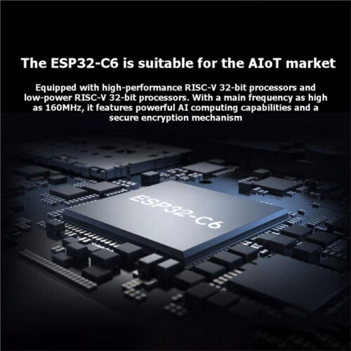 ESP32-C6-Zero-B-M Development Board  Development Board WiFi 6  5 RISC-V Microcontroller Module for DIY