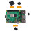 9 Layers Box Shell with Cooling Fan,Stackable Transparent Enclosure for Raspberry Pi 4 B,Protective Cover with Heatsinks 3