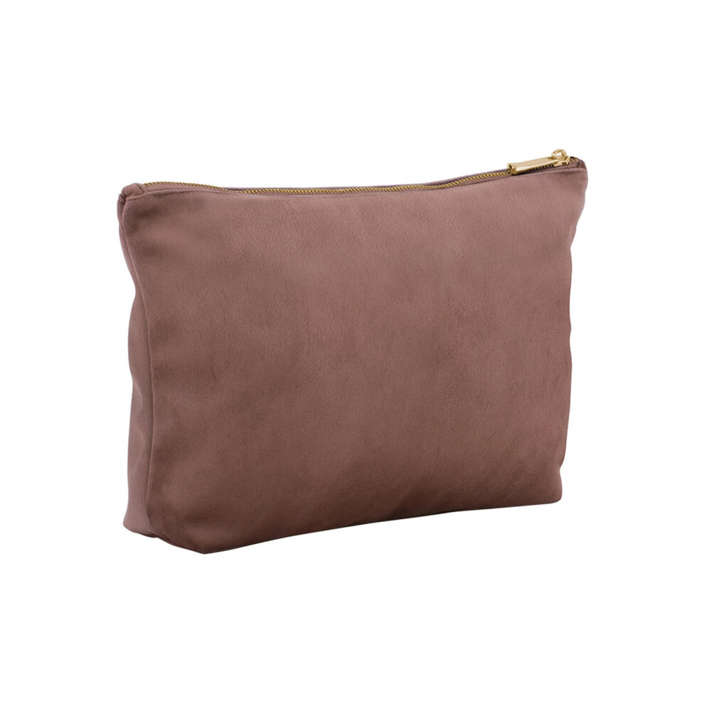 Bagbase (L, Rose Quartz) Velvet Accessory Bag