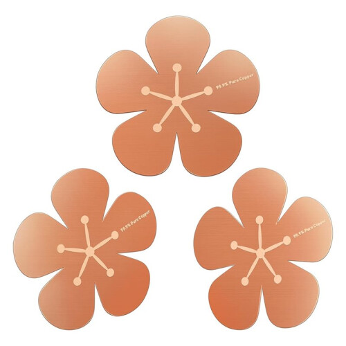 3Pcs Bird Bath Copper Purification Disk,Copper, 0.6mm Thick for All-Season Use