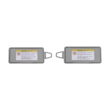 1 Pair Car Sun Visor Sunroof Mirror Cover 2208100110 2208100210 for - S-Class W220 1998-2005 Grey