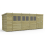 18 x 6 Pent Shed Tanalised (Single Door, With Windows) 2