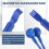 Plastic  2 in 1 Magnetic Hammer Knock Massager Back Scratcher 6
