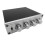 HIFI Lossless 1 Input 4 Output RCA HUB Audio Distributor Signal Selector  Source Switcher Volume Amplifier(Silver) 1