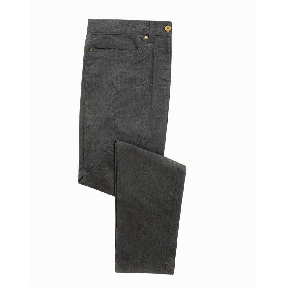 Premier (38R, Charcoal) Mens Performance Chinos