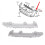Front Bumper Upper Bracket Retainer 6400F879 6400F880 for  Outlander 2013-2014 Accessories 2