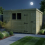 11 x 10 Pent Shed Tanalised (Single Door, With Windows) 3