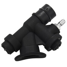 Scuba Diving Universal Bcd Power Inflator with 45 Degree Angled Mouthpiece for Standard 1 Inch Hose K-Shaped Valve Relief Valve