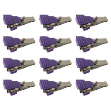 12Pcs Multi-Function ECG/EKG Alligator Clip Electrodes for Animals Veterinary or to Use with Banana Plug and Fix Cables