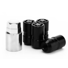 24216 Tuerca Seguridad para Ruedas M14x1.5 para MDX para Escalade para Silverado para RAM Juego Cerraduras Seguridad