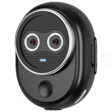 -Tumkamera med Dubbla Kameror, 1,47 Tum, Pekskärm, 4K, 12 MP, Frysbildsinspelning Av Foton och Videor, Svart