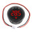 10  4-100V  Digital Voltmeter LED Digital Display Round 30mm 2-Wire Reverse Connection Protection 3