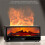 Essential Oil Diffuser for Bedroom 250ml Aromatherapy Diffuser with Flame Effect Remote 7-Color LED for Home Offices A 6