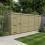 18 x 5 Pent Shed Tanalised (Single Door, No Windows) 1