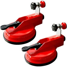 2pcs Ceramic Tile Installation Tool, Suction Cup Tensioner, Ceramic Tile Leveler, Stone Strong Suction Lifting Accessory