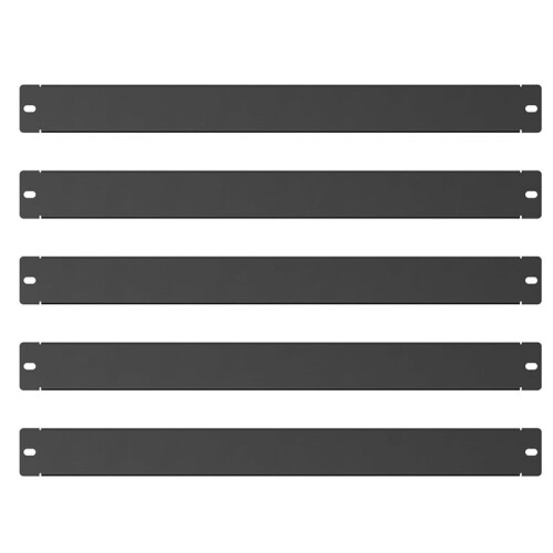 5 Pack 1U Blank Panels with Venting Blank Rack Mount Panel Spacer for Server Rack Enclosure or Network Cabinet