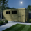 14 x 8 Pent Shed Tanalised (Single Door, With Windows) 3