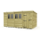 14 x 8 Pent Shed Tanalised (Single Door, With Windows) 2