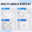 Tuya Zigbee Human Presence Detector with Holder  Human Body PIR Sensor MmWave  Microwave Motion Sensor Detect 4