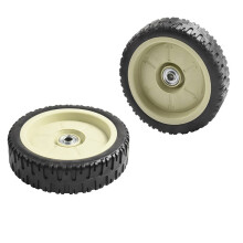 Lawn Mower Front Wheel 203mm/8'' Mower Wheel Push Mower Wheel for HRJ216 Lawn Mower Parts Rubber for Garden Porwe Tools