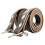 2 Pcs Adjustable Double Leather Stirrup Leathers, English Saddle Equestrian Accessories 2