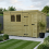 10 x 10 Pent Shed Tanalised (Single Door, With Windows) 1