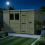 10 x 10 Pent Shed Tanalised (Single Door, With Windows) 3