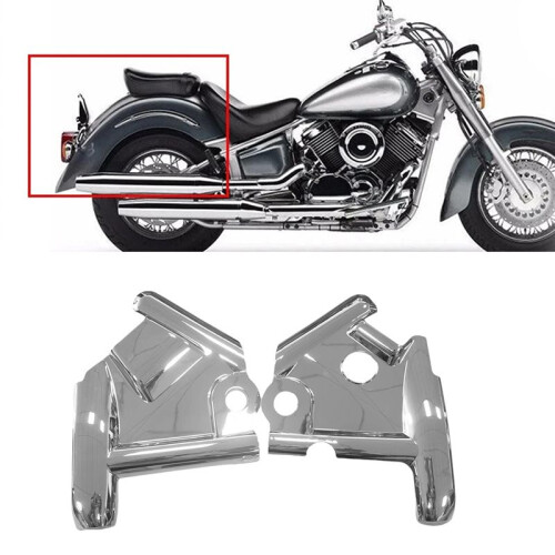 1Pair Motorcycle Chrome Front Fork Upper Frame Neck Covers for  V-Star XVS1100A XVS1100AW 1999-2011 2