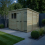 10 x 10 Pent Shed Tanalised (Double Door, With Windows) 3