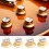 4 Pcs Speed Control Knobs 2 Tone 2 Volume for  LP SG Guitar Golden Knobs Guitar Accessories 4