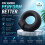 Premium Silicone Performance Ring Body-Safe Waterproof Flexible Black 3