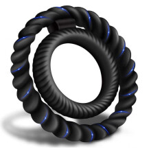 Silicone Textured Stretchy Cock Ring Reusable Male Enhancement Adult Toy