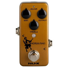 NUX Pedal de Efeito para Guitarra Core Series Horseman Overdrive, Overdrive Transparente em Modo Duplo