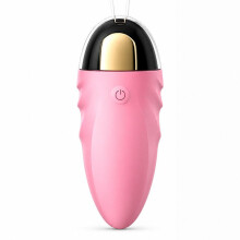 Rechargeable Mini Vibrating Egg Massager USB Waterproof Body-Safe Silicone Pink