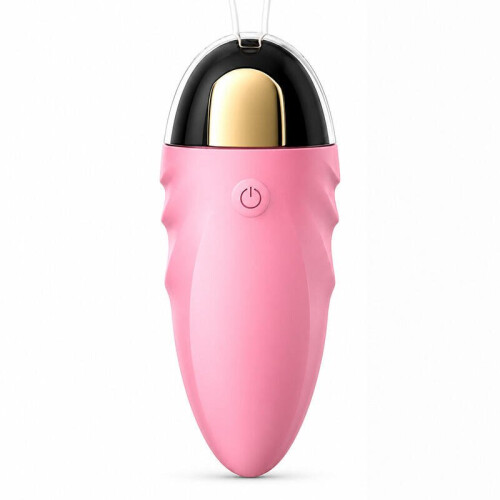Rechargeable Mini Vibrating Egg Massager USB Waterproof Body-Safe Silicone Pink