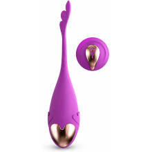 Rechargeable G-Spot Vibrating Egg Bluetooth Control USB Waterproof Body-Safe Silicone Purple