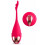 Rechargeable G-Spot Vibrating Egg Bluetooth Control USB Waterproof Body-Safe Silicone Red 1