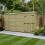 14 x 7 Pent Shed Tanalised (Double Door, No Windows) 1