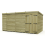 14 x 7 Pent Shed Tanalised (Double Door, No Windows) 2